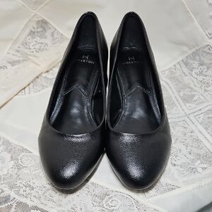Halston Heritage Black Leather Heels
